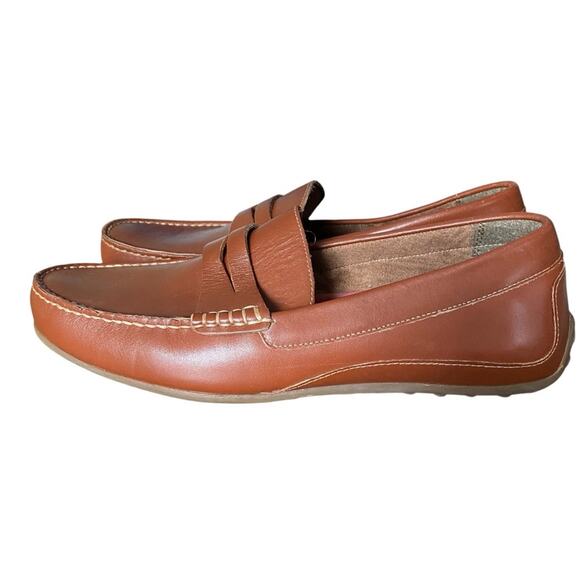 Florsheim Throttle Penny Driver Loafer Cognac Brown size 10.5 - Picture 5 of 10